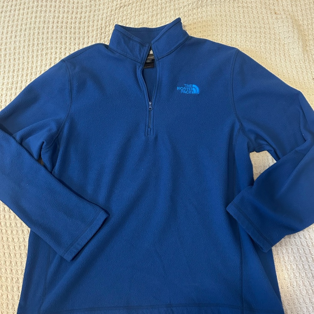 The North Face Royal Blue Quarter-Zip Fleece Pullover